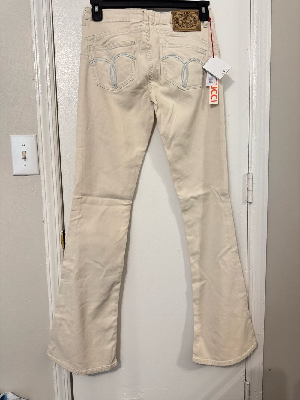 Fiorucci boot cut cream-colored denim Pants Size 29